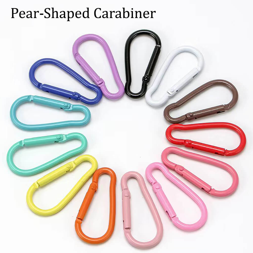 Carabiner Keychain Clip Pear-shaped carabiner D-shaped carabiner