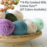 Cotton yarn for crochet Cotton yarn for knitting Soft cotton yarn Crochet cotton thread