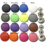 Colorful Snap Fasteners Heavy Duty Metal Snaps For Leather Snaps Metal Snap Buttons