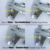 50 Sets Double Cap Rivets (5 Colors 7 Sizes available )
