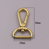 Lobster Clasp Claw Swivel for Strap Push Gate Swivel Snap Fashion Clip