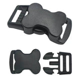Creative Bone Shape Buckle Craft Webbing Contoured Side Quick Release Buckle for Backpacks Clothes Lanyards Dog Collars Belts