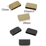 Tail Clip Metal Zipper Stopper Zipper Tail Clip Stop Tail Plug Head with Screw DIY