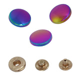 rainbow spring metal snaps Antique Snaps Button Bronze Vintage Metal Snaps