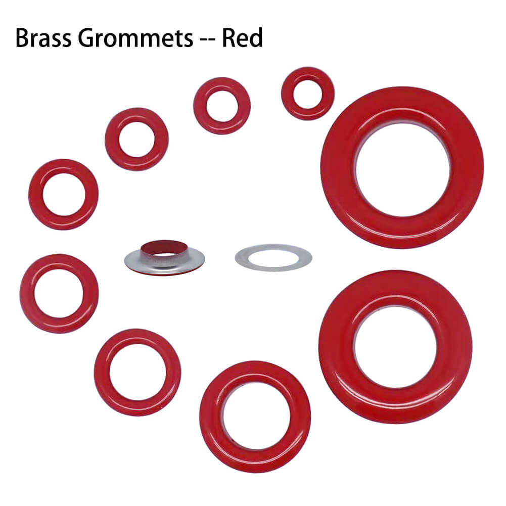 0.9-6 Brass Metric Eyelet Rivets Thread Through Nut Hollow Hole Grommet  Fastener