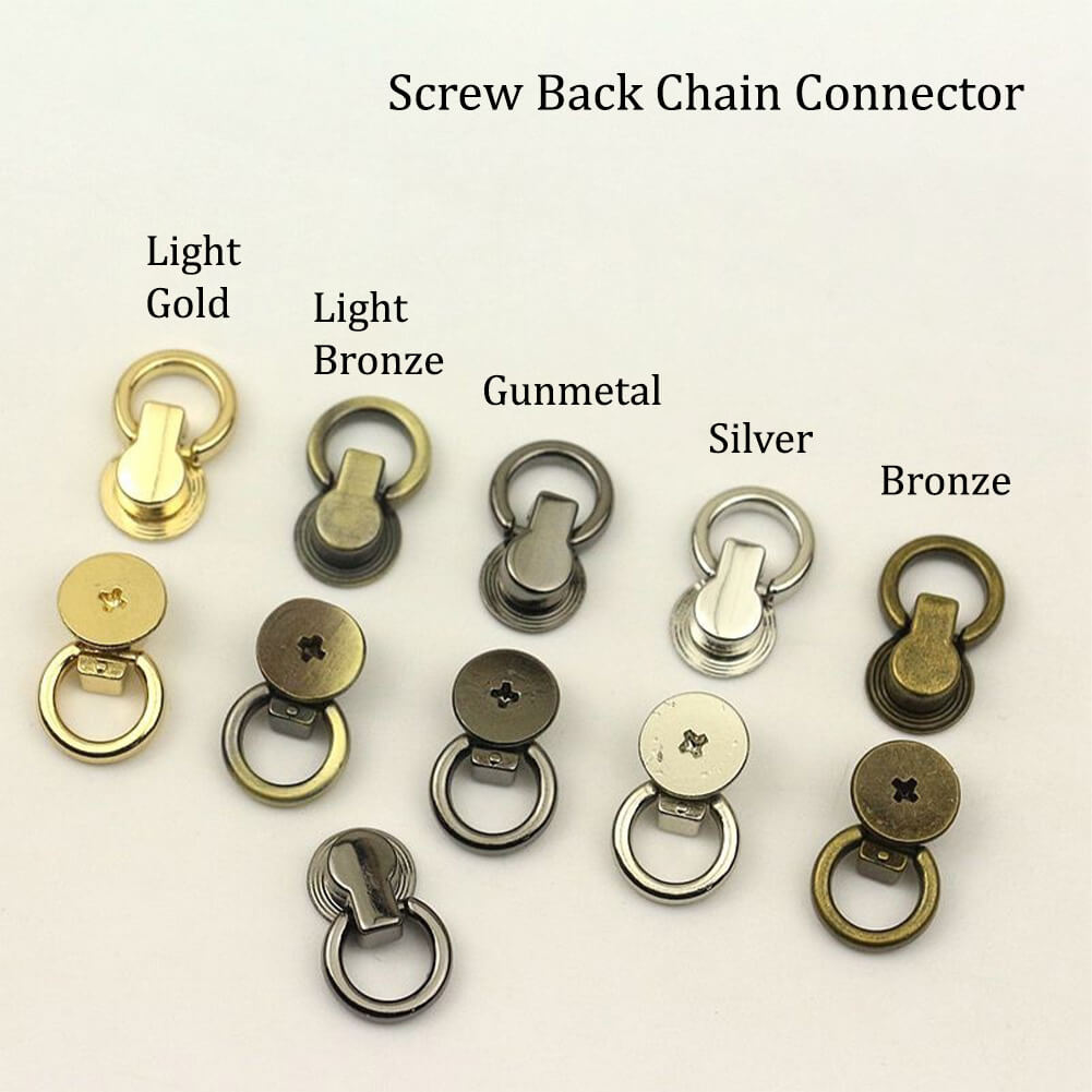 Screw Back Chain Connector Wallet Chain Connect Post 
