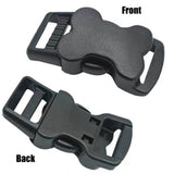Creative Bone Shape Buckle Craft Webbing Contoured Side Quick Release Buckle for Backpacks Clothes Lanyards Dog Collars Belts