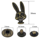 S-05 fashion spring metal snaps Antique Snaps Button Bronze Vintage Metal Snaps