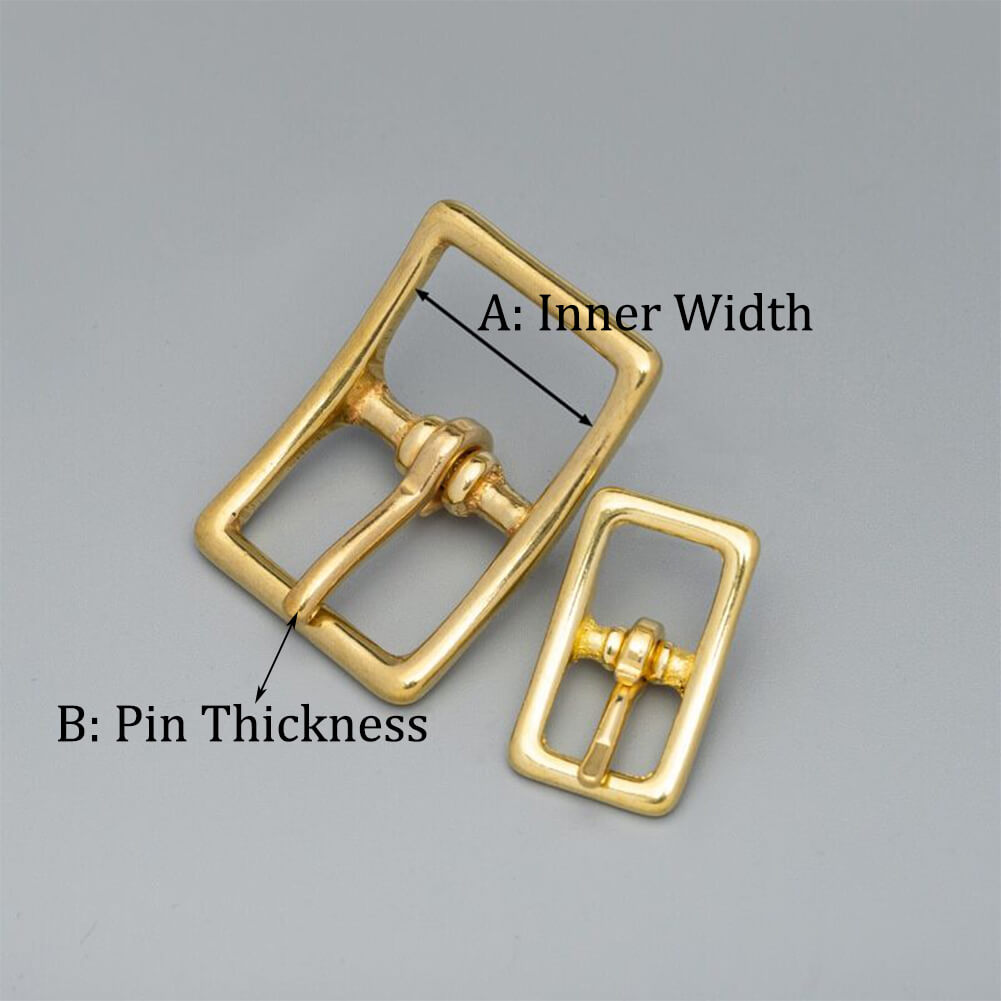 Solid Brass Belt Roller Buckles for Belt Bags Hardware Accessories