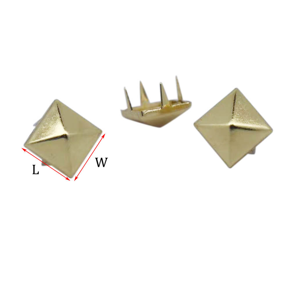 Bronze Pyramid 4 Claws Rviets For Leather Craft Square Rivet Studs