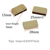 Tail Clip Metal Zipper Stopper Zipper Tail Clip Stop Tail Plug Head with Screw DIY