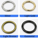 O Ring Buckle Zinc Alloy O-Rings Tone for Hardware Bags Belts Craft DIY Accessories