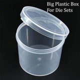Plastic Organizer Box with Adjustable Dividers Clear Storage Container