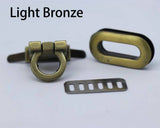 Purse Lock Turn Lock Clasp Purse Closure Twist Lock Leathercraft Accessory Purse Lock