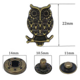 S-10 fashion spring metal snaps Antique Snaps Button Bronze Vintage Metal Snaps