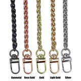 Lantern Chain Strap Handbag Chains Purse Chain Straps Shoulder Cross Body Replacement Straps with Metal Buckles