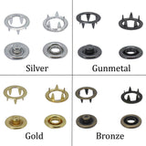 Prong Ring Snap Fasteners Snap Button Die Set Open Ring Metal Snap Die