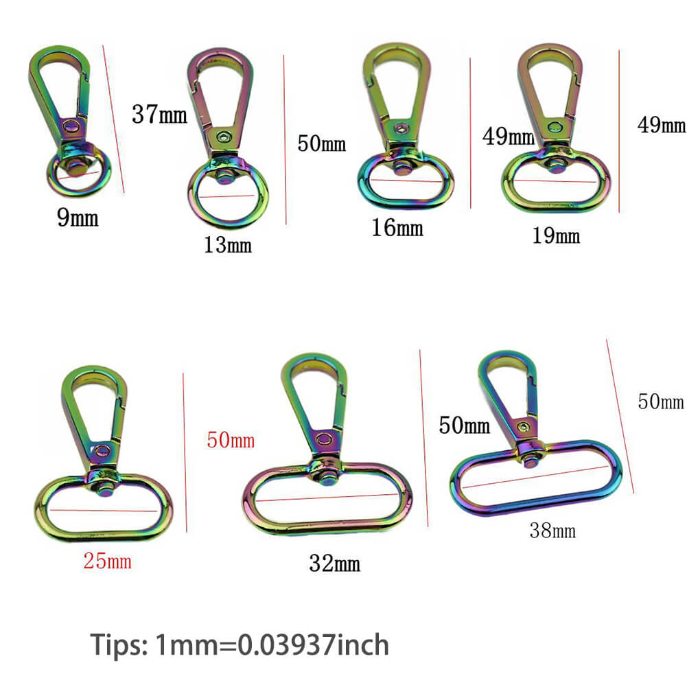Swivel Clips - 3/4 Inch - Lobster Clasp - 19mm - Swivel Hooks - Bag  Hardware - Strap Hooks - Strap Clips - 2 Minutes 2 Stitch