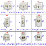Spring Cord Lock Spring Elastic Fastener Toggles Plastic Cord Lock Button Stopper Slider No Stuck Thread Smooth Easy to Position
