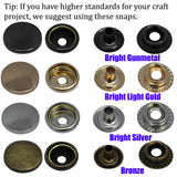 Utility Spring Metal Snaps On Fasteners Heavy Duty Snap Button Press Stud Cap for Marine Boat Canvas Bag Leather DIY Craft