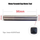 Pyramid Rivet Setter Setting Tool Pyramid Rivet Setter, Spike Rivet Setting Tool Kit, Hole Punch Cutter