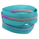 5# Nylon Zippers Colorful Zippers for Sewing Crafts Nylon Coil Sew Zipper