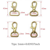 Swivel Clasps Lanyard Snap Hook,cnomg Metal Swivel Lanyard Snap Hook Lobster Claw Clasp
