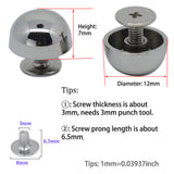 screw bag feet Screw Back Rivets Purse Feet Spike Luggage Foot Nails