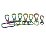 10 PCS Swivel Hooks--Rainbow