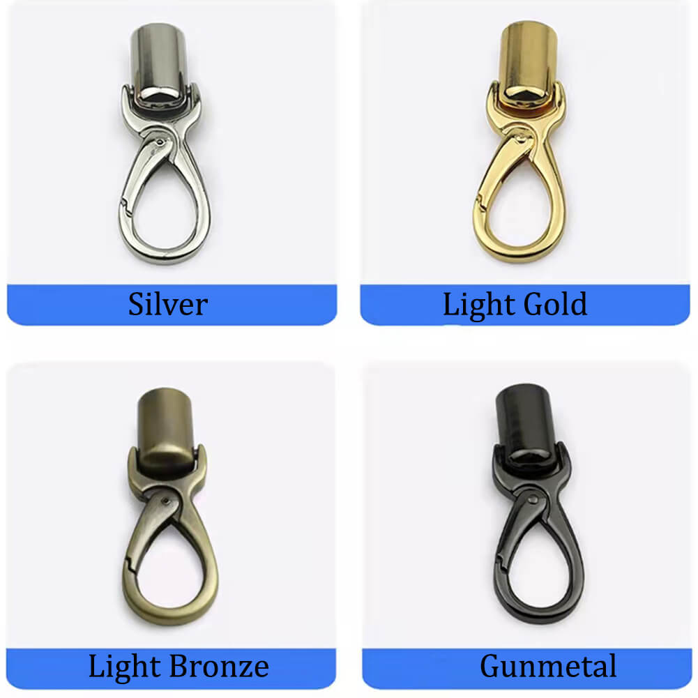 rope end push gate hooks clasps Metal Tassel Cap Swivel Snap Clasp Hook  Cord End Stopper Hook Hanging Tassel Caps Purse Handle End – SnapS Tools