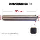 Pyramid Rivet Setter Setting Tool Pyramid Rivet Setter, Spike Rivet Setting Tool Kit, Hole Punch Cutter