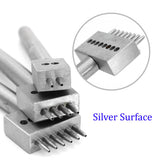 High Quality Prong Row Round Hole Punch Diamond Lacing Stitching Chisel