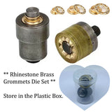 Rhinestone Brass Grommets Dies Sets Grommet Tool Kit Eyelet Tool Grommets For Clothing
