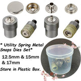 Utility Spring Metal Snaps On Fasteners Heavy Duty Snap Button Press Stud Cap for Marine Boat Canvas Bag Leather DIY Craft