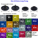 KAM Long Prong Snaps Button Snap KAM Long Snap KAM plastic Glossy Snap