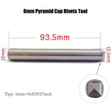 Pyramid Rivet Setter Setting Tool Pyramid Rivet Setter, Spike Rivet Setting Tool Kit, Hole Punch Cutter