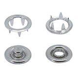 Open Ring Metal Snaps (3 Sizes of 4 Colors)
