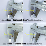 50 Sets Double Cap Rivets (5 Colors 7 Sizes available )