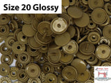 B11 Gold Glossy KAM Snap Fastener Plastic Snaps Buttons Removal Tools