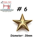 Brass Screw Buttons Leathercraft Screw Rivet Leather Decoration Concho