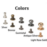 20 Sets Nipple Rivet ( 5 Colors / 7 Sizes)