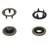 Open Ring Metal Snaps (3 Sizes of 4 Colors)