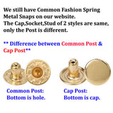 Metal Snaps Snap Fasteners Heavy Duty Snaps For Leather Snaps Buttons