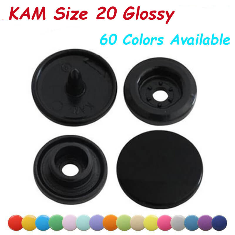 High Quality Colorful Nylon Rubber Plastic Covered Top Snap