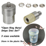 colorful Open Ring Snap Fasteners Open-Ring Grip Snaps Prong Snaps Bebeto Snaps