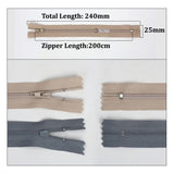 Nylon Zippers Colorful Zippers for Sewing Crafts Nylon Coil Sew Zipper