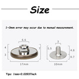 Screw Jeans Button Replacement Jean Buttons Metal Button Kit with Stud