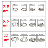 colorful Open Ring Snap Fasteners Open-Ring Grip Snaps Prong Snaps Bebeto Snaps