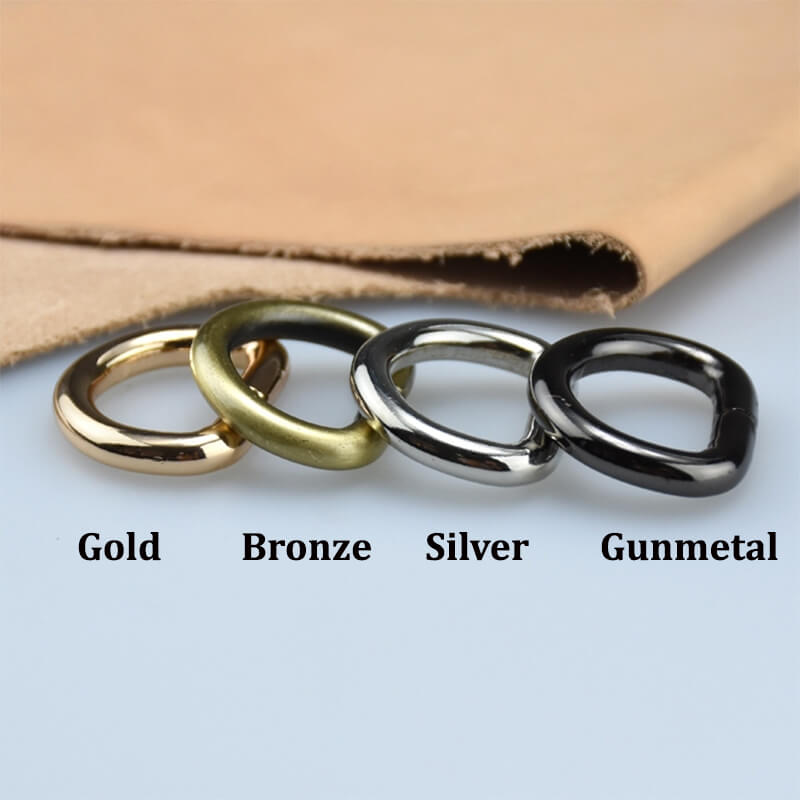 3/8 ~ 2 Dee D Ring Metal Buckle Backpack Bag Shoes Parts Leather Craft  Webbing Strap Pet Collar Sewing Accessories