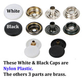 Utility Snap Fasteners For Leather Snap Buttons For Leather Fasteners
